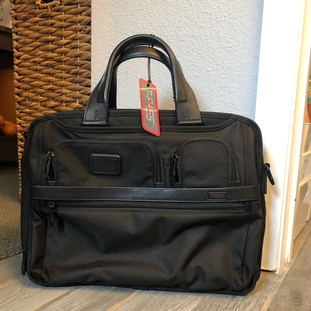 TUMI Alpha 2 briefcase/laptop bag- brand new